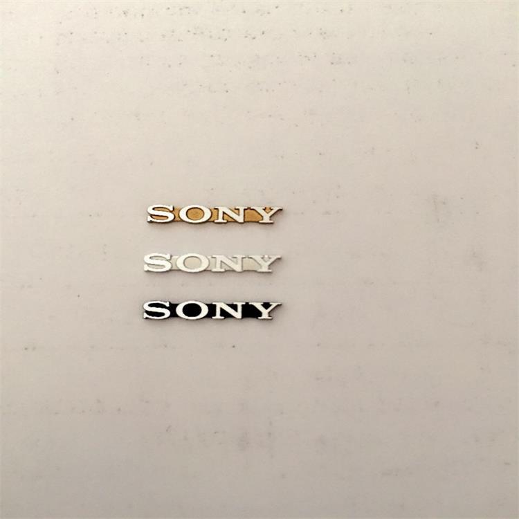 Hochwertiges SONY Customized Typenschild