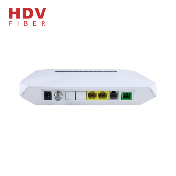 Slimme vezelapparatuur voor FTTH/FTTX: OEM/ODM 1GE 1FE CATV POTS XPON EPON GPON ONU IPV4 &amp; IPv6