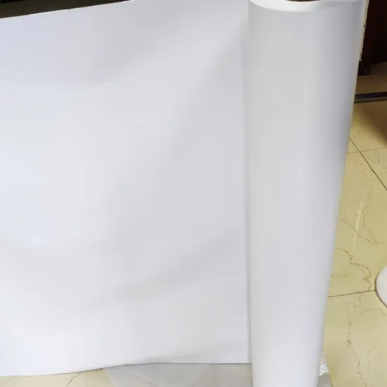 White pvc film printing layer for vinyl floor
