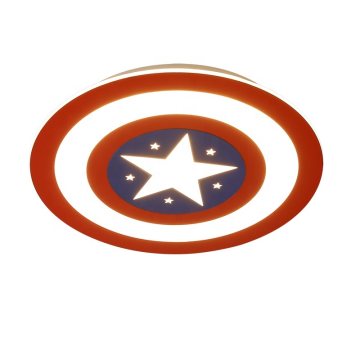 Modern Captain America LED Ceiling Light for Bedroom and Bathroom