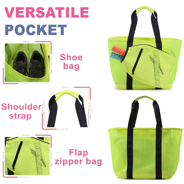 Mesh with PU Pickleball bag