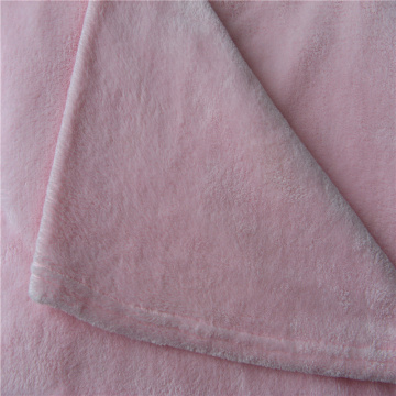 Coral Velvet Fleece Throw Blanket