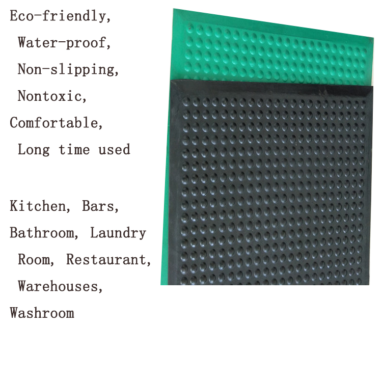 Anti-fatigue Rubber Kitchen Mat 