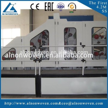 High Capacity 100kg-400kg/h All Kinds of Fiber Carding Machine in Nonwoven