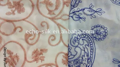 silk fabric,clothes fabric,silk embroidery fabric