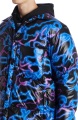 Jaket sejuk psychedelic biru