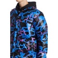 Blaue psychedelische coole Jacke