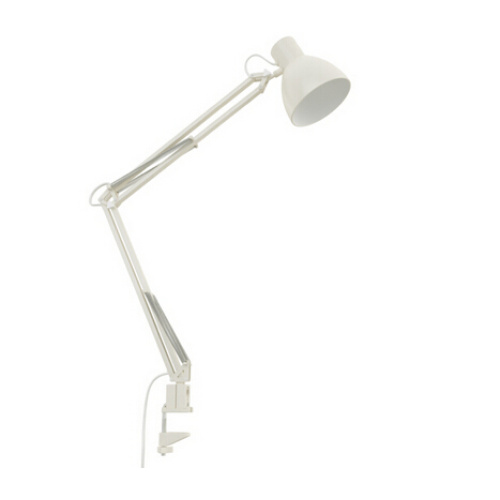 Adjustable Folding Twin-Arm Clip-on Table Lamp