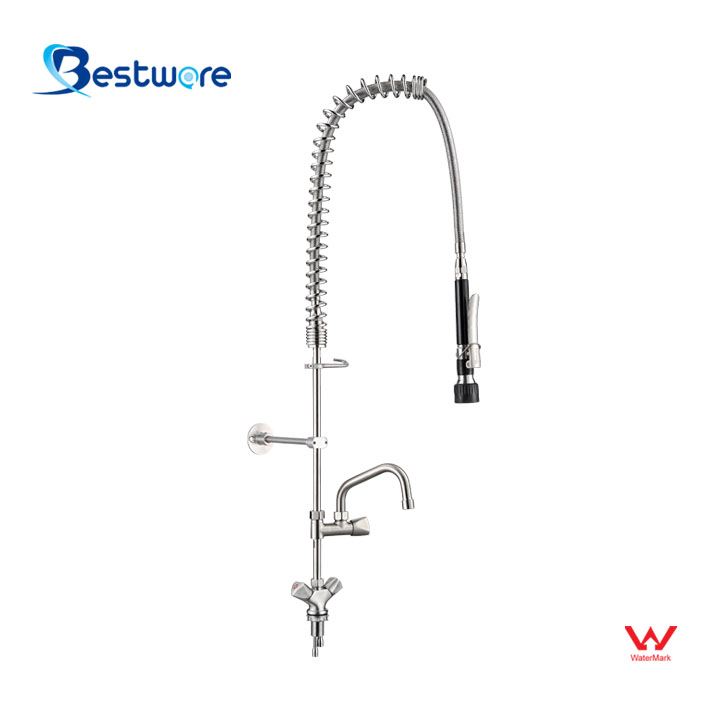 Stainless Steel Commercial Kitchen Faucet For Restaurant