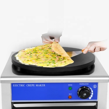Commercial 400MM Electric Crepe and Pancake Maker Machine - Non Stick Plate