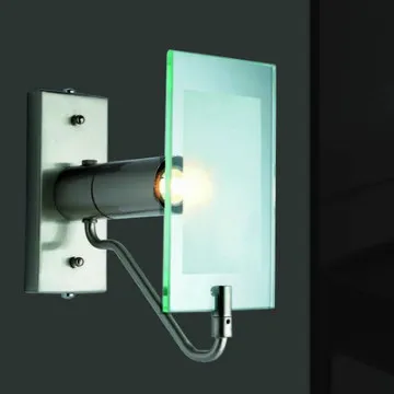 Polish Chrome Contemporary Simple Decorative Home Wall Lamp