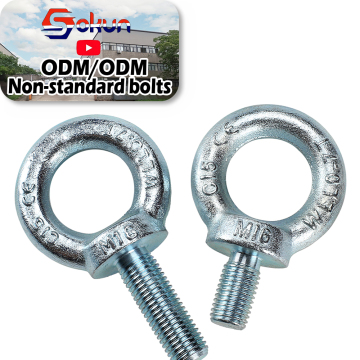Reliable Fastening Solution: Flat Hex Round Mushroom Head Spring Toggle with Eye Bolt
