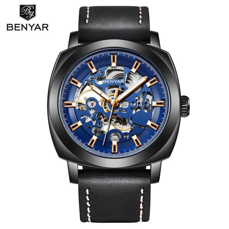 By Benyar Watch 5121 Automatic Mechanical Movement Waterproof Sport Luxury Watches for Men