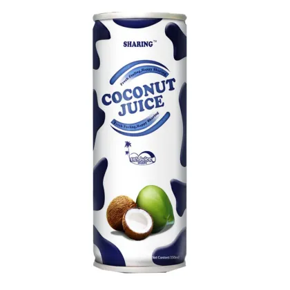 250ml canned coconut water drink coconut juice   factory price