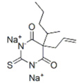 5-Allyl-5- (1-methylbutyl) -2-thiobarbitursäure, Natriumderivat CAS 337-47-3