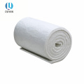 Refractory ceramic fiber insulation baffle fire blanket