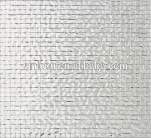 gold color aluminium mosaic tile