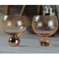 ribbed gin balloon glass wine glass set