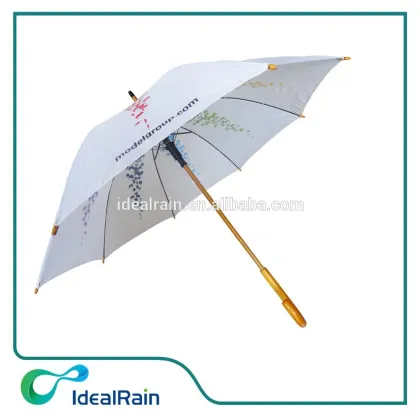 stick wooden advertising summer umbrella