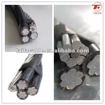 good selling quadruplex self supporting cable bundles URD cable