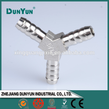 Brass die-casting hose tee(Y-type) with high quality