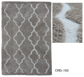 Soft Microfiber Rug High &amp; Low Pattern