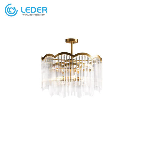 Lampu Gantung Tradisional Kristal Manik-manik LEDER