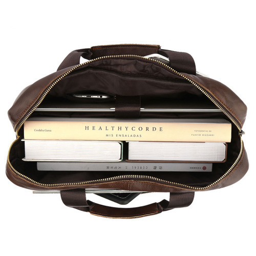 High Quality Fashion Man Genuine Leather Briefcases