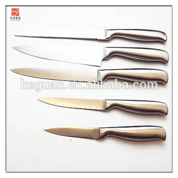 DK-030 5pcs high quality hollow handle stainless steel chef knife