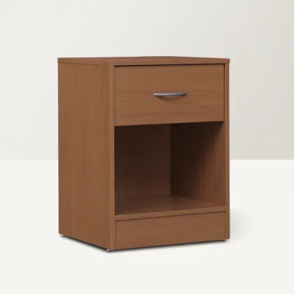 Modern Bedside Table: Cheap Price Melamine Board Bedroom Furniture