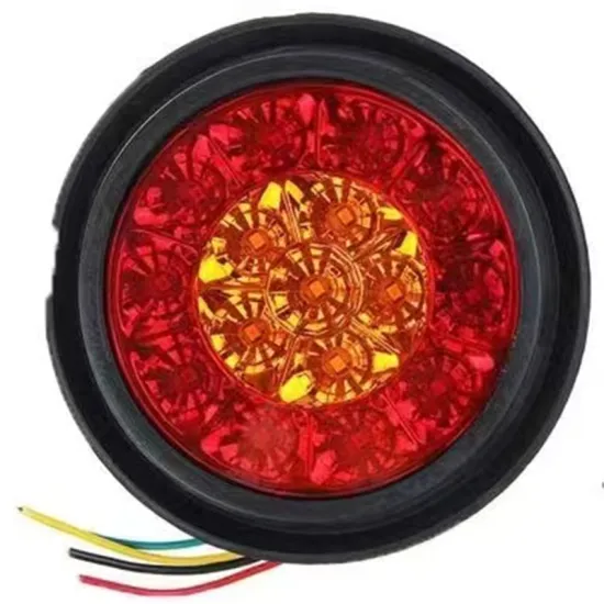 12V-24V LED Round Rear Lighting System for Trailer Trucks