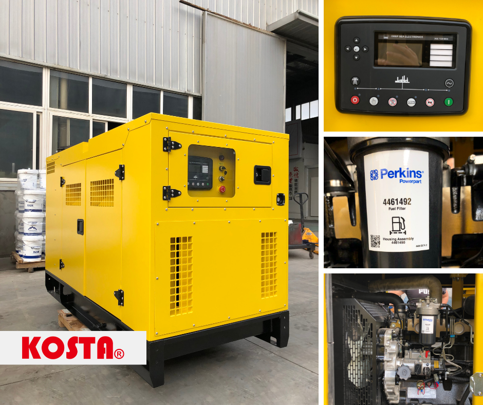 30kw perkins soundproof genset