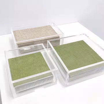 Moderne transparente Acryl -Serviettenbox - Großhandelsrestaurant &amp; Haushaltsaufbewahrungslösungen