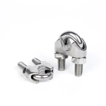 Durable stainless steel wire rope clamp