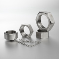 Sanitary Stainless Steel Blank Nut with Chain