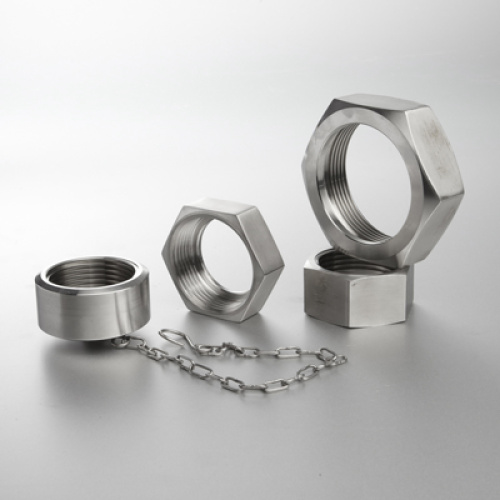 Sanitary Stainless Steel Blank Nut with Chain