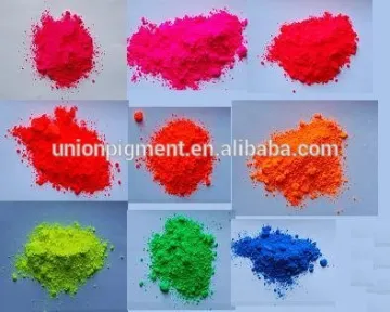 orange shining Fluorescent Pigment for paint,plastic, ink