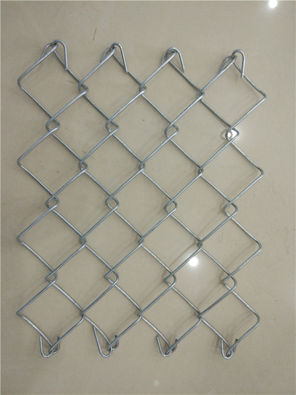 galvanized chain link fence