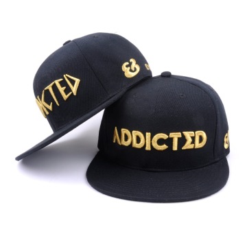 Gorra de béisbol del borde plano del snapback del diseño de encargo barato de la manera de la fábrica