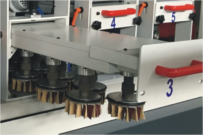 MDF solid wood brush polishing process machine