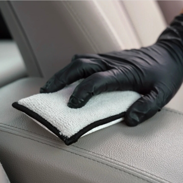 SEQ Car Interior Scrubbing Sponge: Multi-Surface Wax Applicator & Scrubber Pad