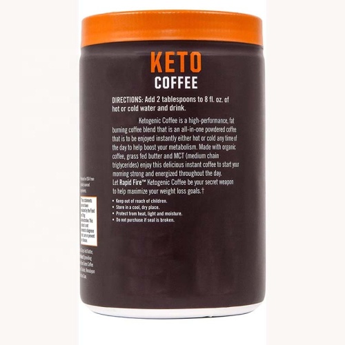 Instant Keto Coffee powder Metabolism Support Weight Loss