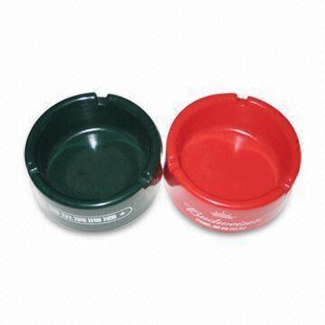 Melamine Ashtray, Customized Designs and Logo Printings are Welcome