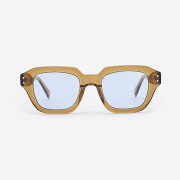 Thick Square Acetate Men's Sunglasses