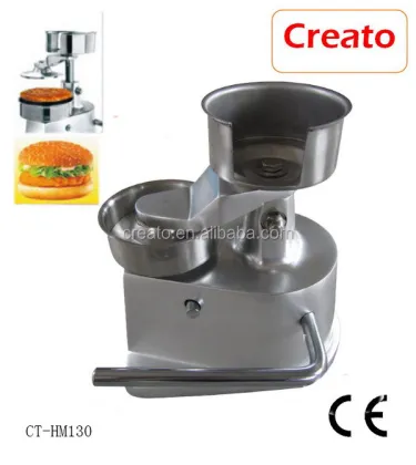Professional Commercial 130mm Hamburger Press for Making Consistent Patty Burgers