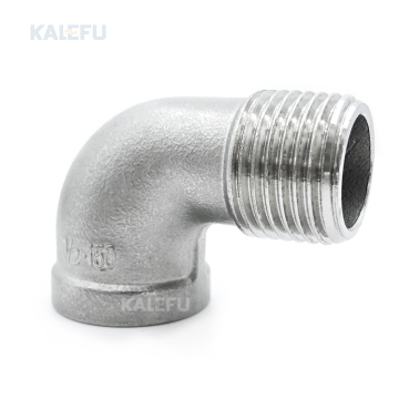 Industrial Stainless Steel Male to Female Threaded Elbow 90 Degrees: Aerospace Grade Pipe Fittings according to ASME B16.9