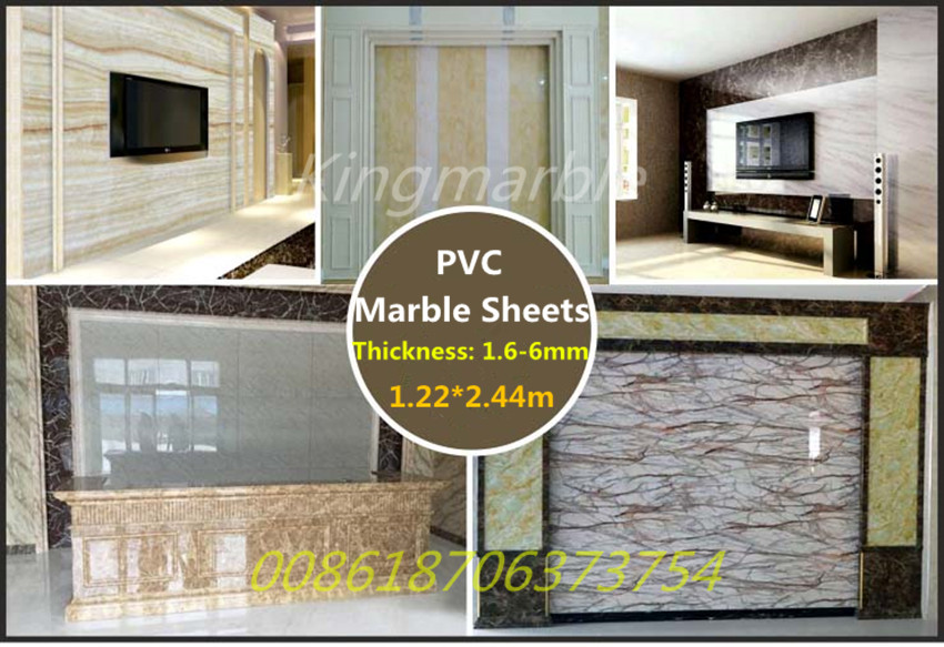 top qualtiy pvc marble sheet for ceiling decoration