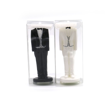 Party wedding wax candle with cake