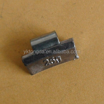 China Weight CE Pb/Lead Plated Clip-On Wheel Weights for Alloy Rim Tire Balance