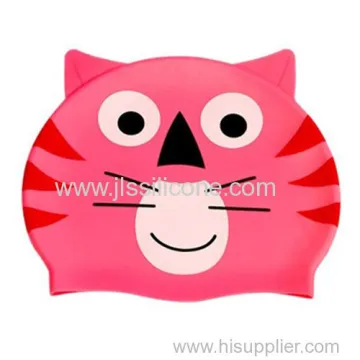Various Animal-shaped Silicone Swim Caps For Adults And Kids 